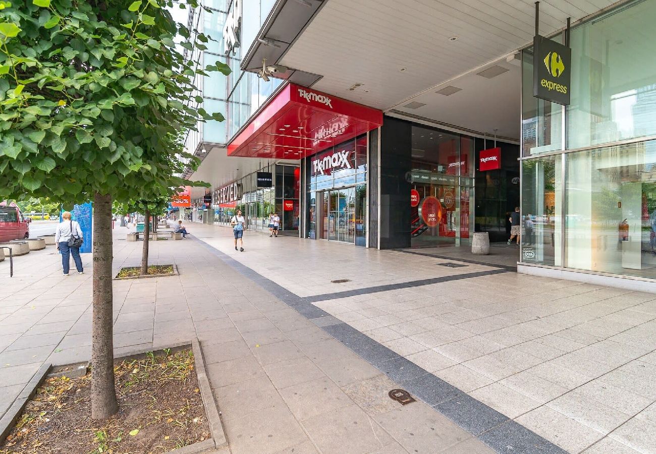 Ferienwohnung in Warszawa - Wohnung mit Panoramablick auf das Zentrum 