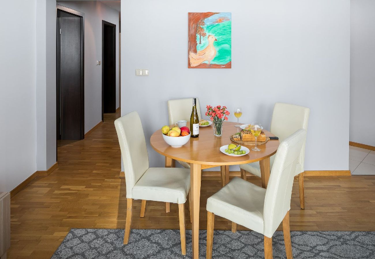 Ferienwohnung in Kościelisko - Gemütliche Familienwohnung mit Balkon und Parkplatz