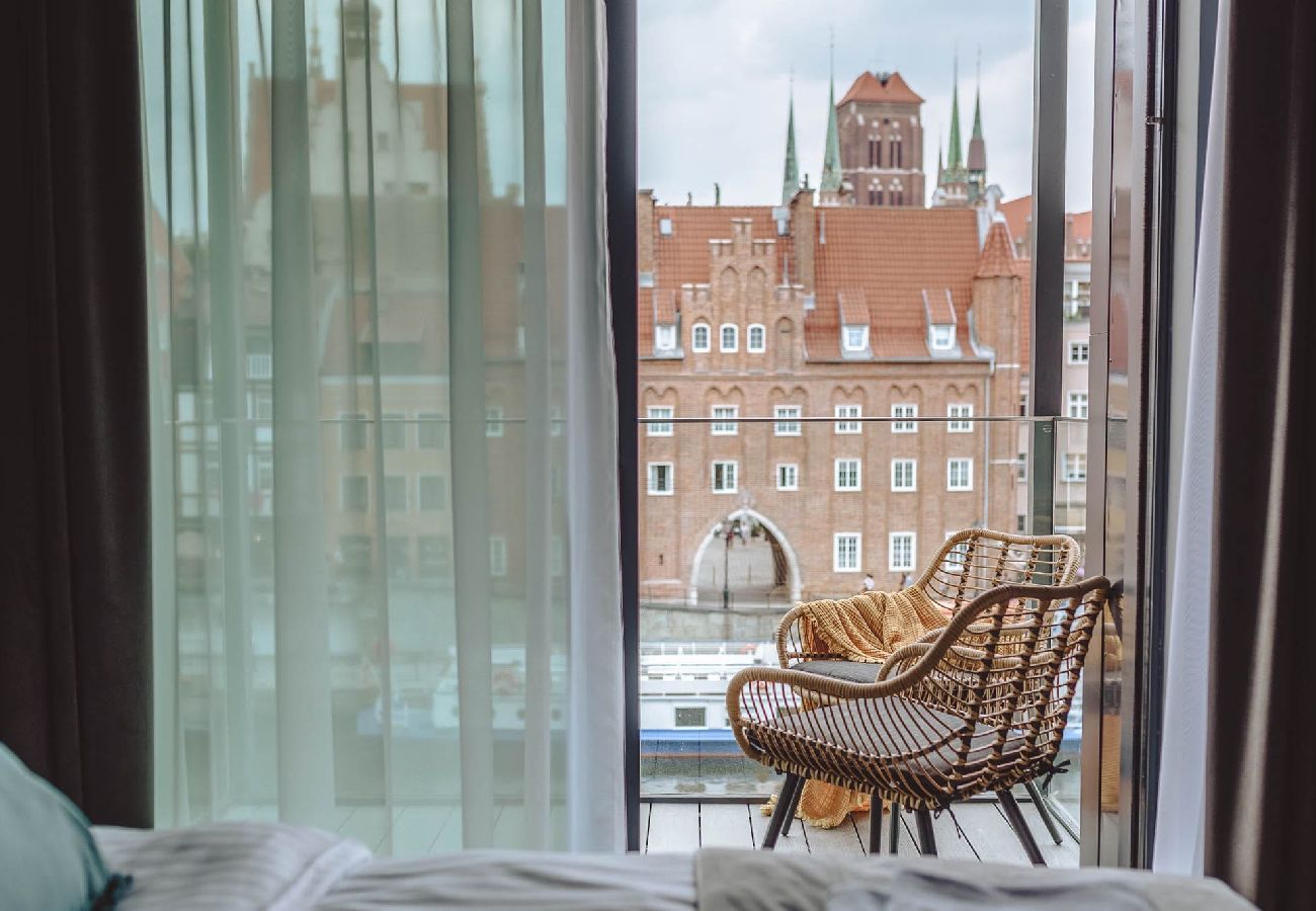 Studio in Gdańsk - Komfortables Studio 205A mit Balkon und Blick auf die 