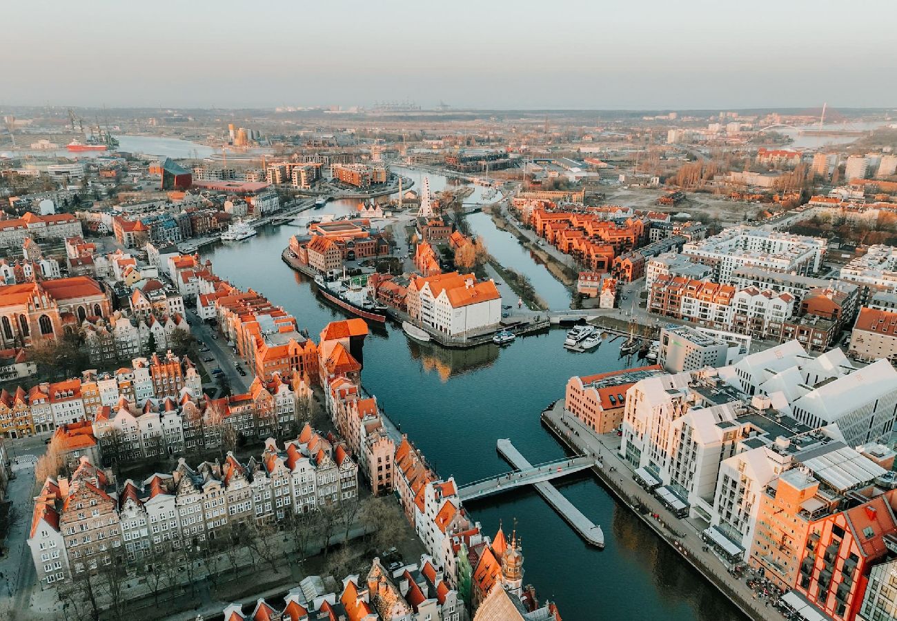 Studio in Gdańsk - Einzigartige Wohnung mit großem Balkon und A C 