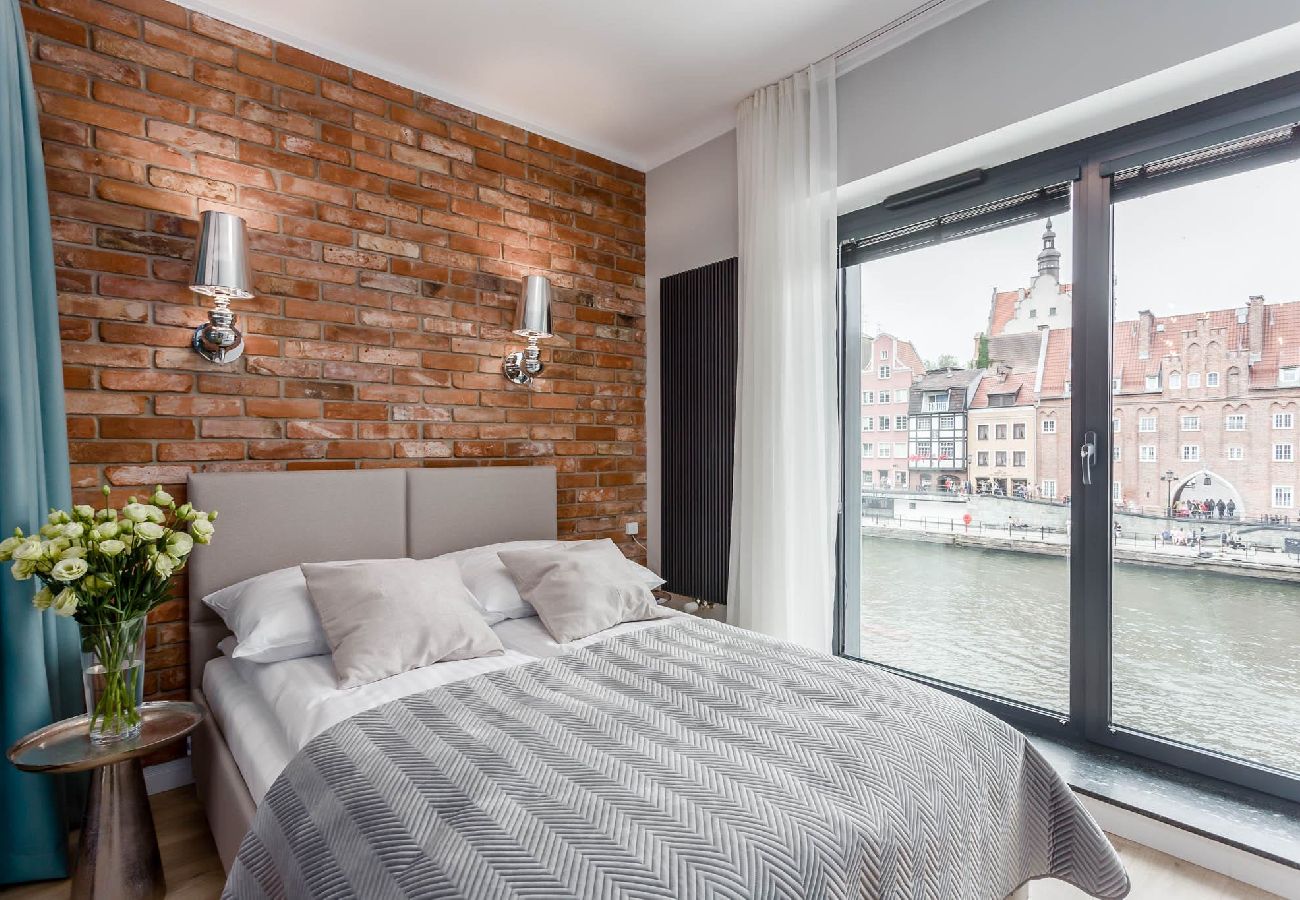 Ferienwohnung in Gdańsk - Wohnung Deo Plaza 104 mit Blick auf den Fluss 