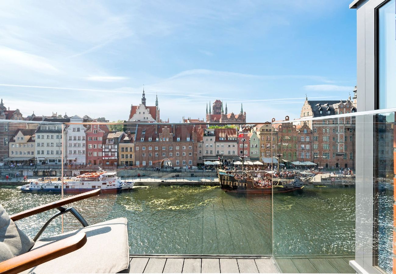 Studio in Gdańsk - Wohnung mit A C und schöner Aussicht 