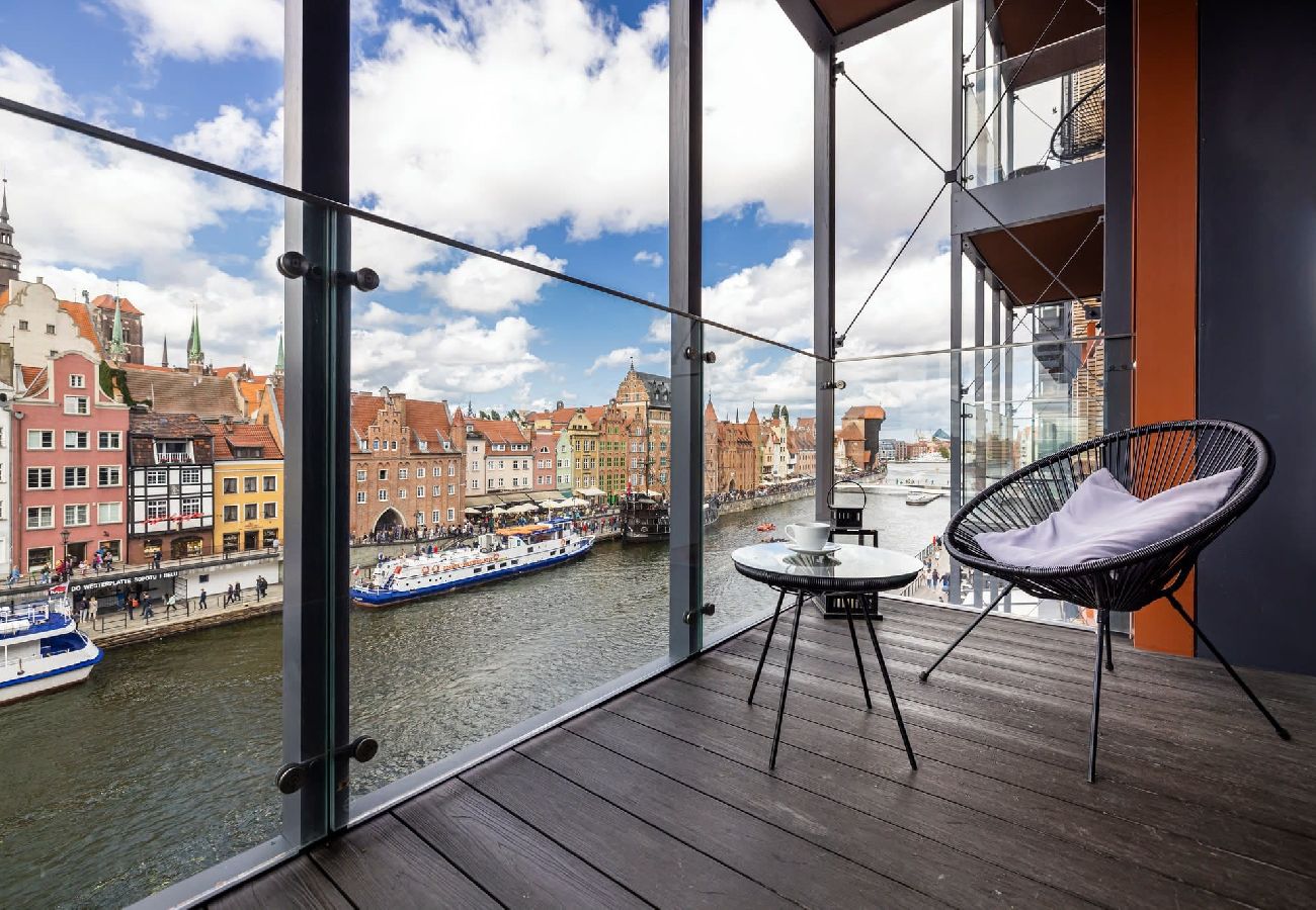 Studio in Gdańsk - Studio Deo Plaza 311A mit Balkon