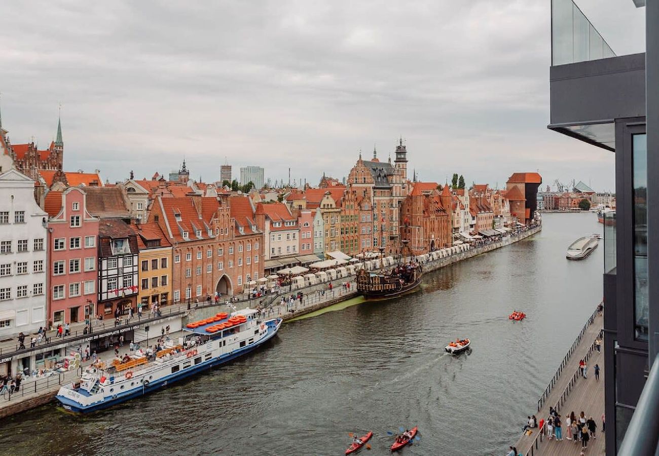 Studio in Gdańsk - Wohnung mit schöner Aussicht in Deo Plaza 