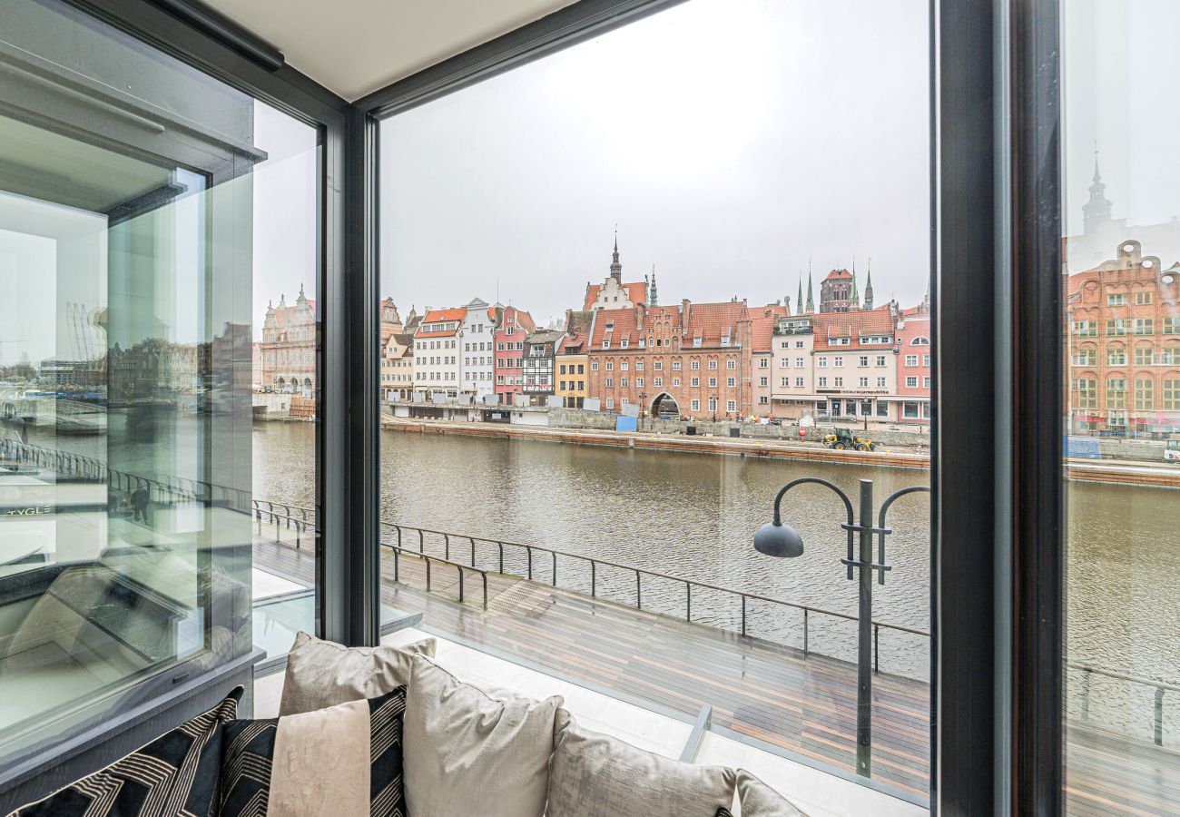 Studio in Gdańsk - Studio Deo Plaza 102 mit Klimaanlage und Aussicht 