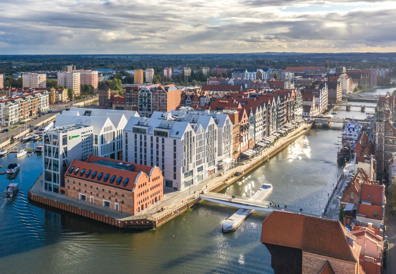 Studio in Gdańsk - Studio Deo Plaza 102 mit Klimaanlage und Aussicht 