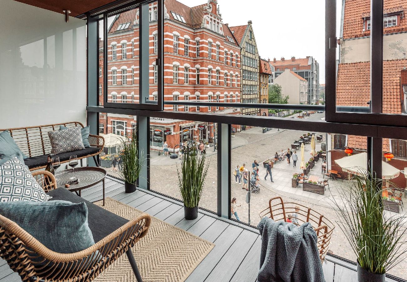 Studio in Gdańsk - Deo Plaza 218 Studio-Wohnung mit Terrasse