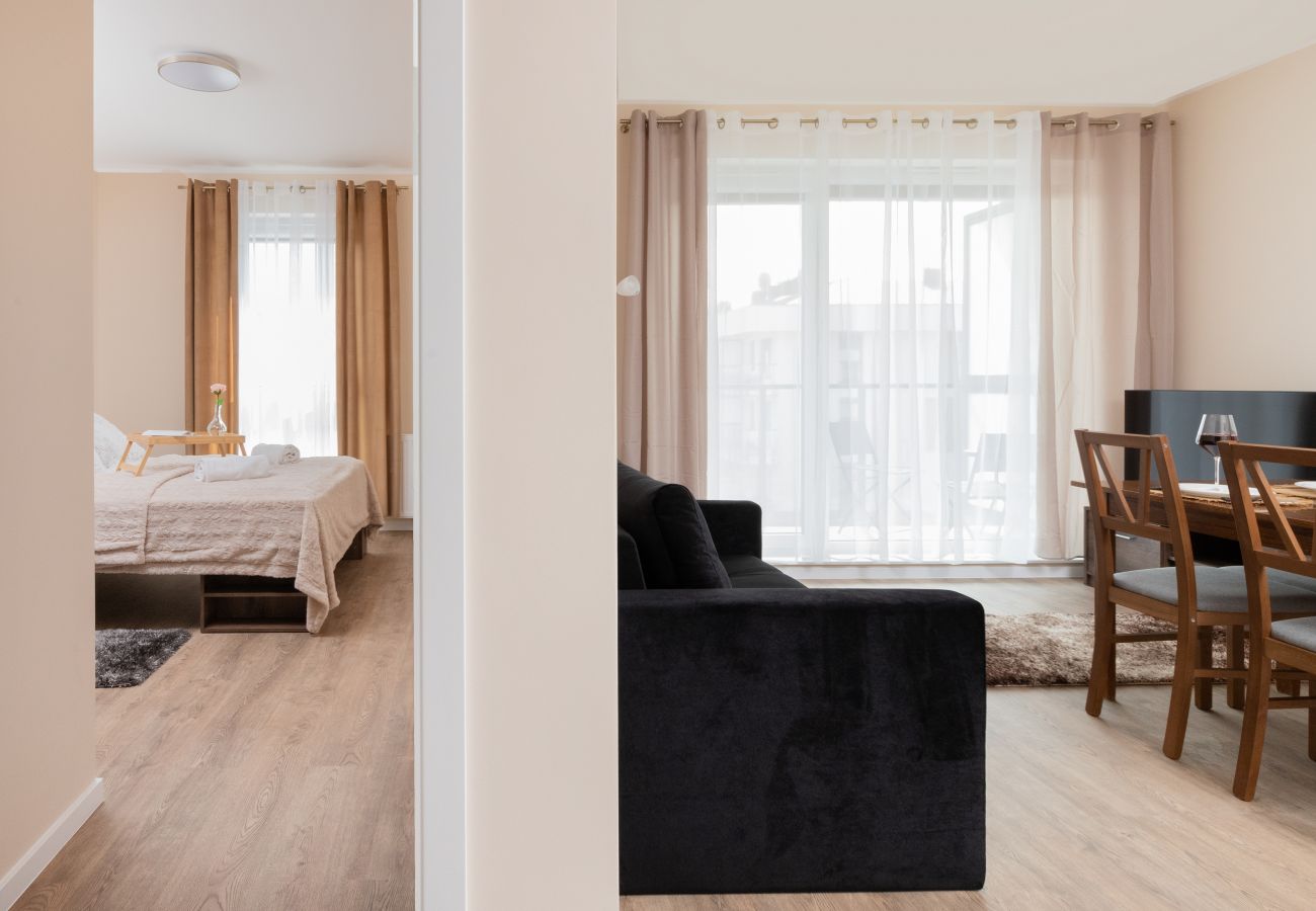 Ferienwohnung in Gdynia - Ignacego Jana Paderewskiego 26 | Wifi, Haustierfreundlich, 1 Schlafzimmer, Balkon, Parkplatz, Gdynia