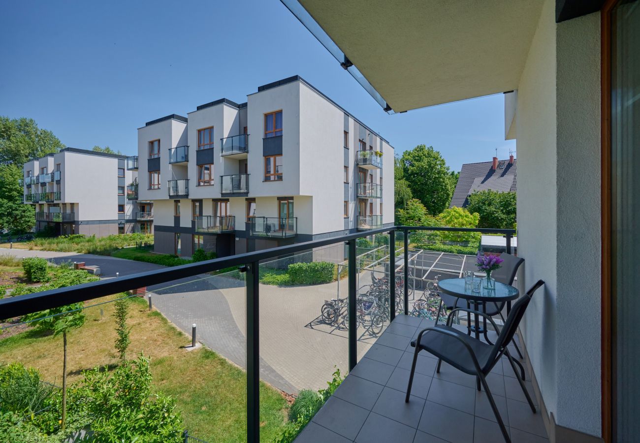 Ferienwohnung in Wrocław - Na Grobli Wohnung | 1 Schlafzimmer | Parkplatz | Balkon