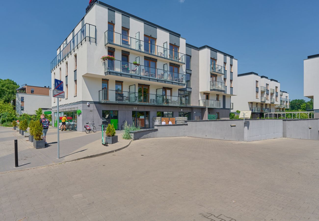 Ferienwohnung in Wrocław - Na Grobli Wohnung | 1 Schlafzimmer | Parkplatz | Balkon