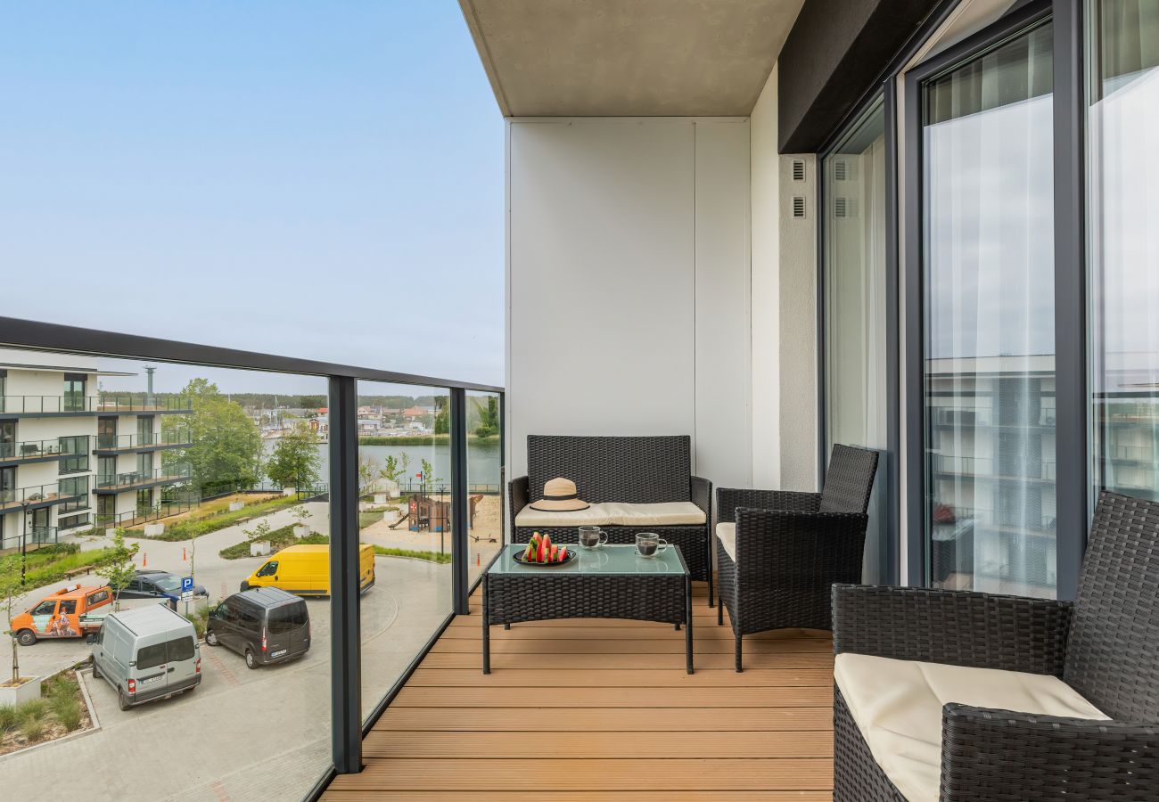 Ferienwohnung in Dziwnów -  Spadochroniarzy 4 Prestige Dziwnów | Balkon, Parkplatz