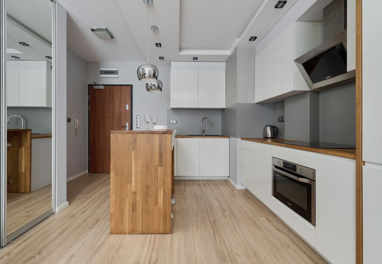 Studio in Wrocław - Modernes Studio-Apartment für 4 Personen, mit Balkon, Breslau