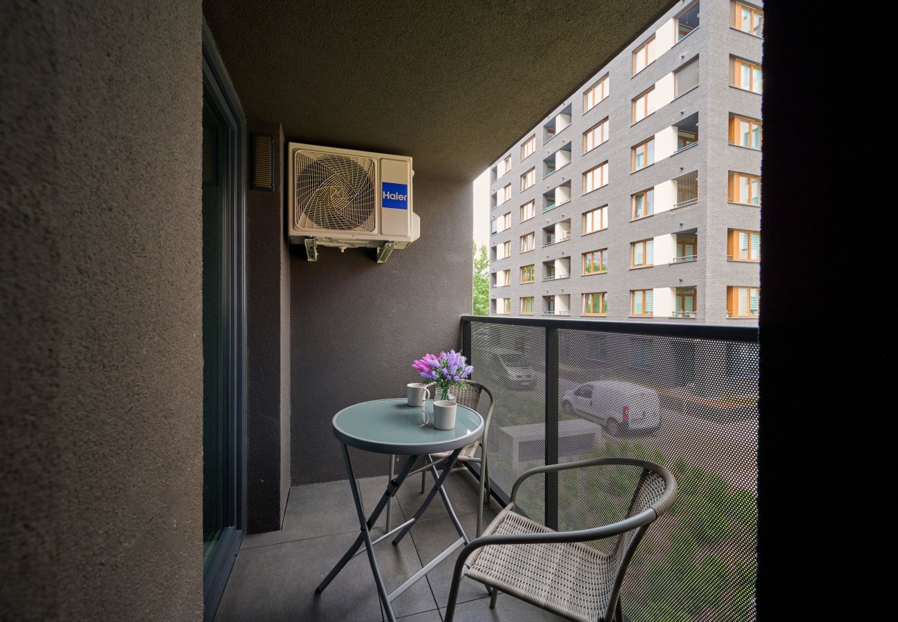 Ferienwohnung in Wrocław - Gwiaździsta 20 | Wifi, Haustierfreundlich, 1 Schlafzimmer, Balkon, Breslau