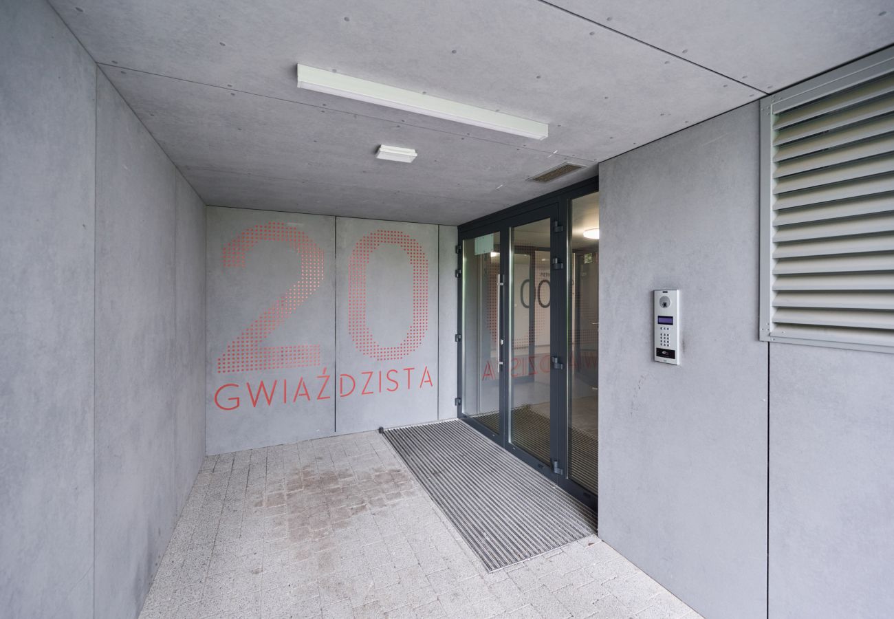 Ferienwohnung in Wrocław - Gwiaździsta 20 | Wifi, Haustierfreundlich, 1 Schlafzimmer, Balkon, Breslau