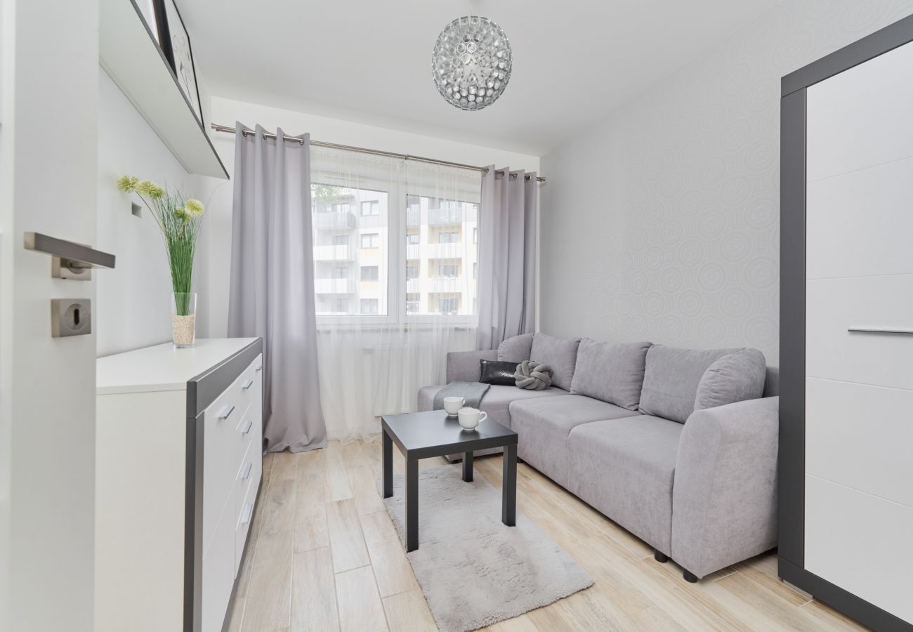 Ferienwohnung in Wrocław - Zakładowa7H - Studio mit Balkon 