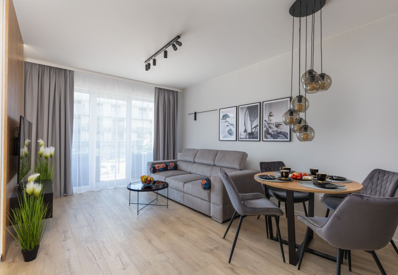 Ferienwohnung in Dziwnów -  Spadochroniarzy 4A Prestige Dziwnów | Balkon, Parkplatz