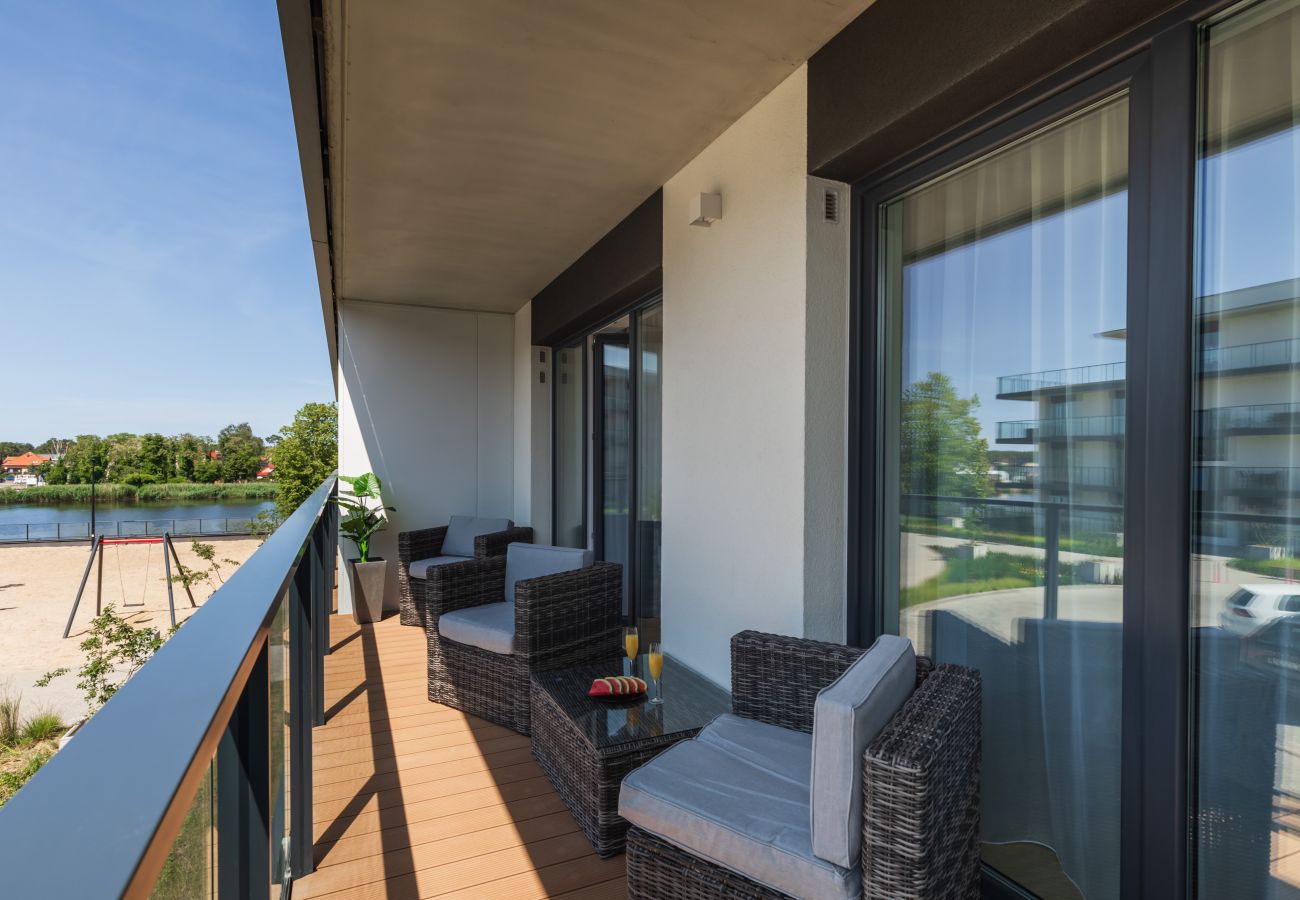 Ferienwohnung in Dziwnów -  Spadochroniarzy 4A Prestige Dziwnów | Balkon, Parkplatz