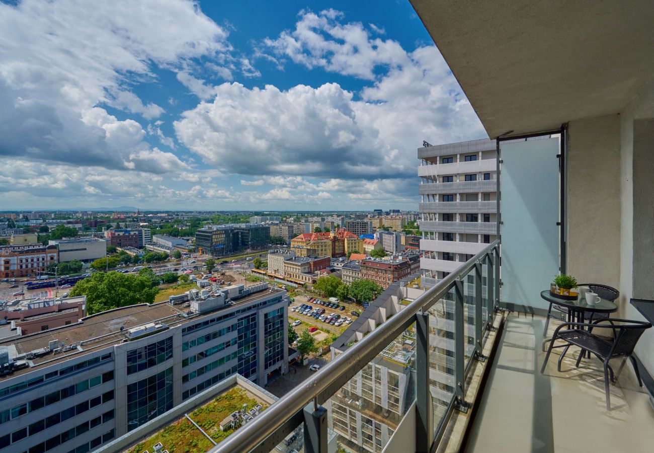 Ferienwohnung in Wrocław - Podwale 1 | Prestige, Wifi, Haustierfreundlich, 1 Schlafzimmer, Balkon, Parkplatz, Breslau