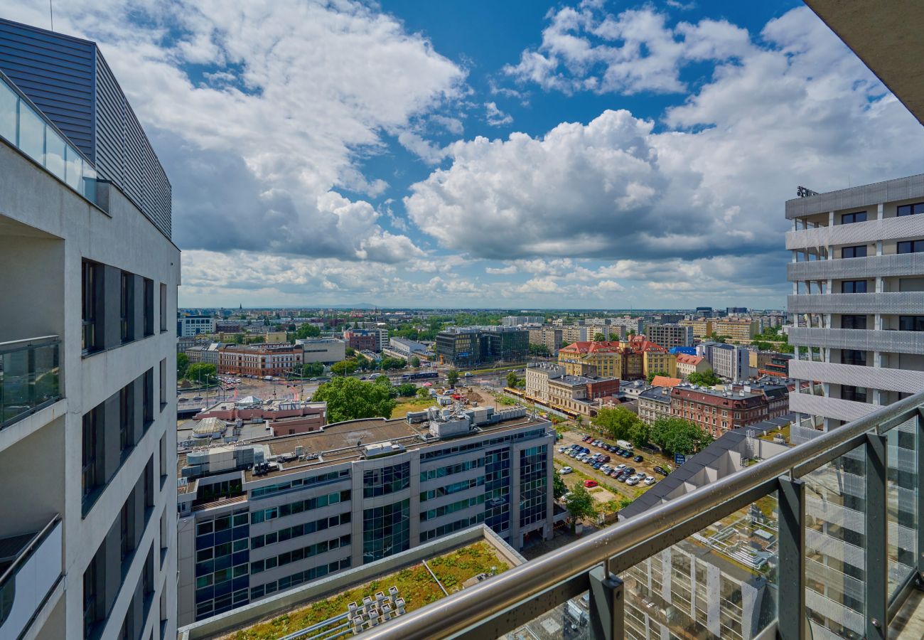 Ferienwohnung in Wrocław - Podwale 1 | Prestige, Wifi, Haustierfreundlich, 1 Schlafzimmer, Balkon, Parkplatz, Breslau