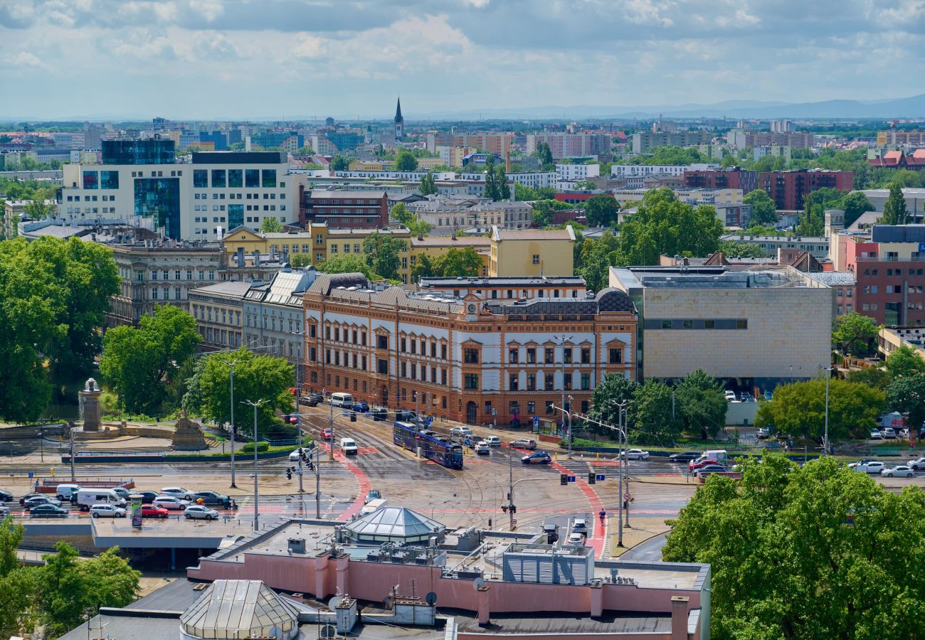 Ferienwohnung in Wrocław - Podwale 1 | Prestige, Wifi, Haustierfreundlich, 1 Schlafzimmer, Balkon, Parkplatz, Breslau