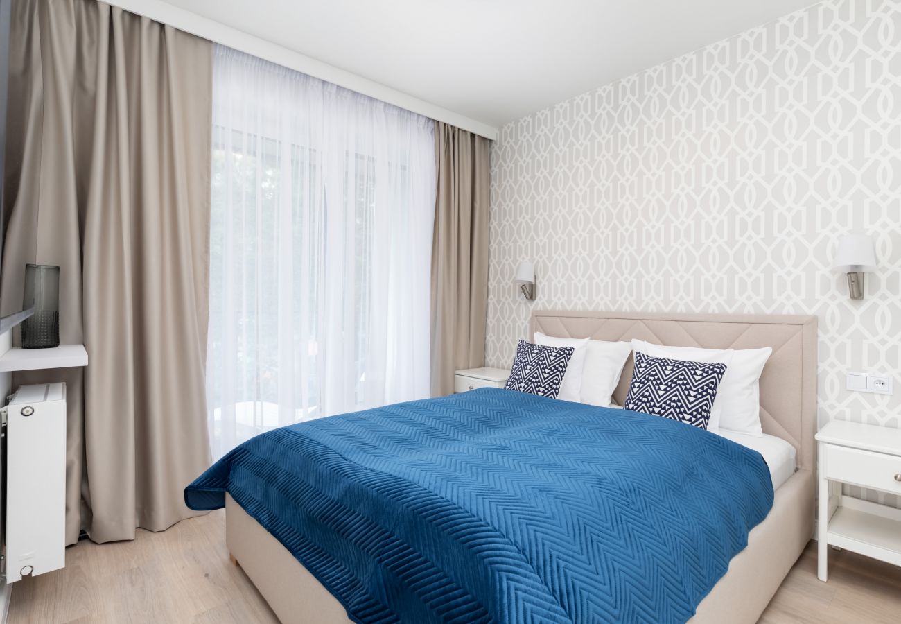 Ferienwohnung in Dziwnów -  Spadochroniarzy 4A Dziwnów | Prestige, A/C, Wifi, Haustierfreundlich, 2 Schlafzimmer, Balkon, Parkplatz, Schwimmbad und SPA