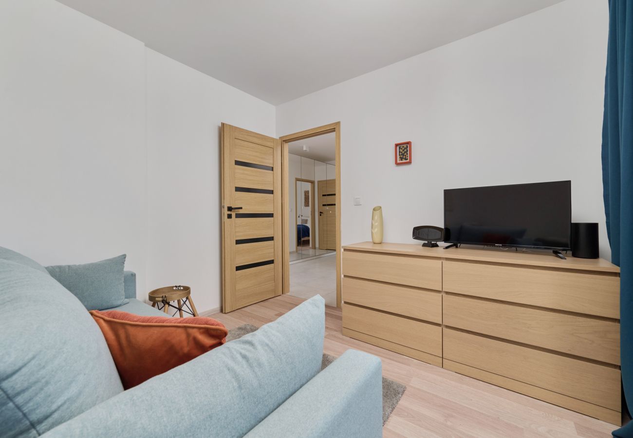 Ferienwohnung in Wrocław - Benedykta Polaka Apartment | 5 Personen | 1 Schlafzimmer | Balkon | Parkplatz