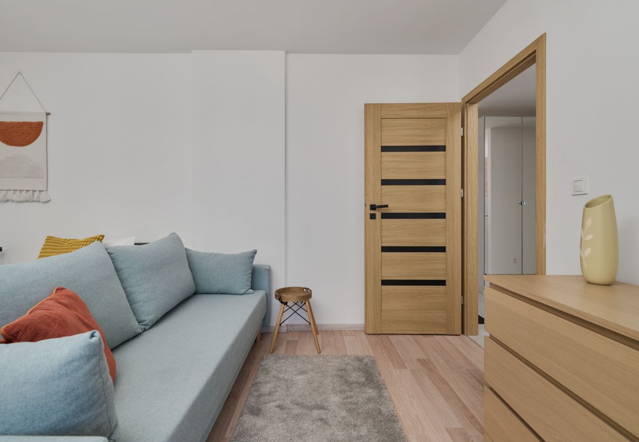 Ferienwohnung in Wrocław - Benedykta Polaka Apartment | 5 Personen | 1 Schlafzimmer | Balkon | Parkplatz