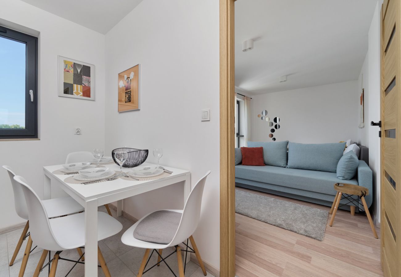 Ferienwohnung in Wrocław - Benedykta Polaka Apartment | 5 Personen | 1 Schlafzimmer | Balkon | Parkplatz