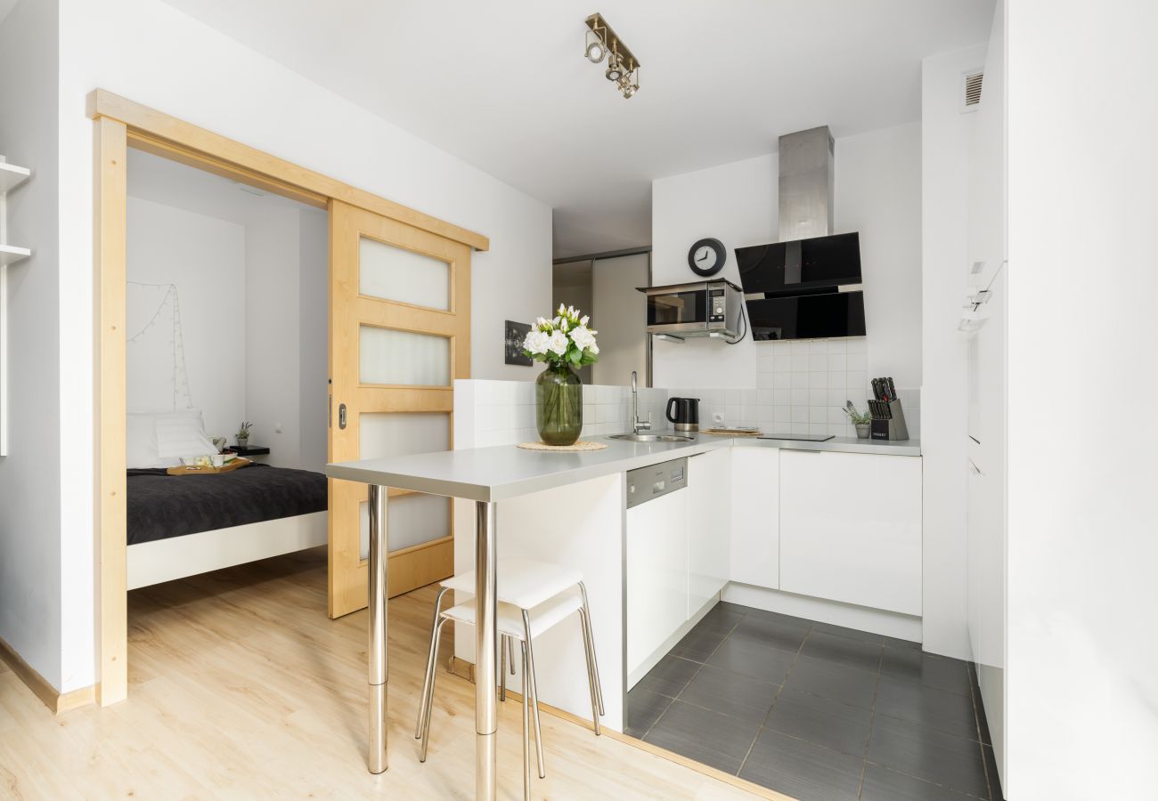 Ferienwohnung in Poznań - Gemütliche Wohnung Karpia 17 mit Terrasse in Poznan