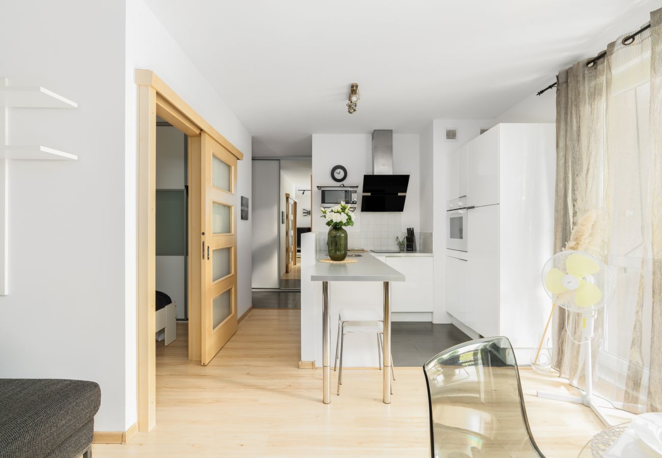 Ferienwohnung in Poznań - Gemütliche Wohnung Karpia 17 mit Terrasse in Poznan