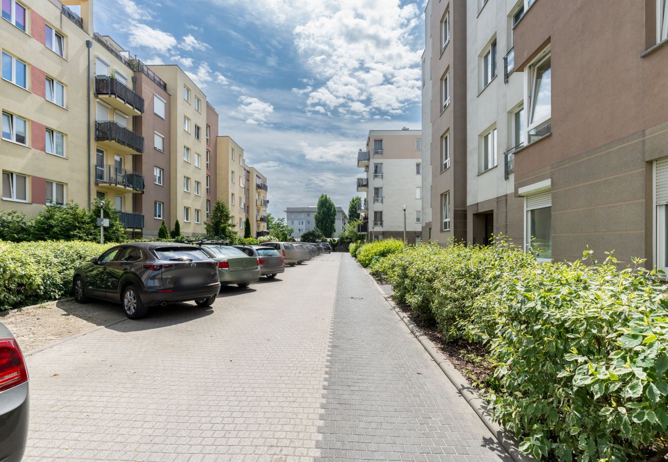 Ferienwohnung in Poznań - Gemütliche Wohnung Karpia 17 mit Terrasse in Poznan