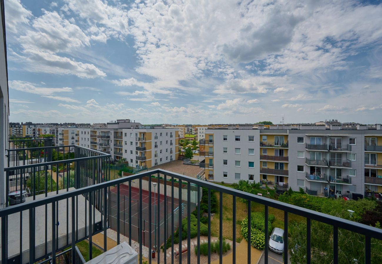 Ferienwohnung in Wrocław - Edmunda Kajdasza 10A | Prestige, Wifi, Haustierfreundlich, 1 Schlafzimmer, Balkon, Parkplatz, Breslau