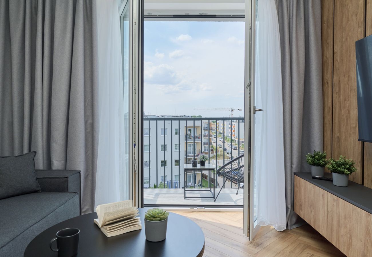 Ferienwohnung in Wrocław - Edmunda Kajdasza 10A | Prestige, Wifi, Haustierfreundlich, 1 Schlafzimmer, Balkon, Parkplatz, Breslau