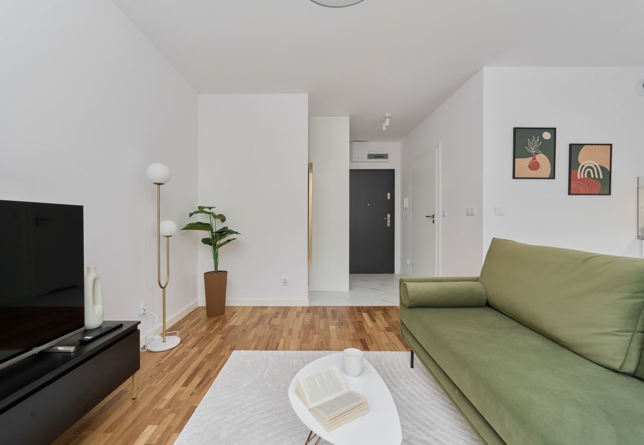 Studio in Wrocław - Trendiges Studio mit Balkon | 1,2 km zum Breslauer Hauptbahnhof