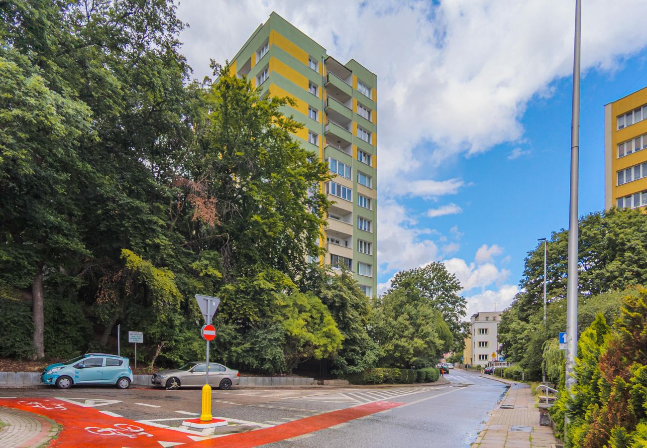 Ferienwohnung in Gdynia - Pomorska Wohnung | Gdynia Zentrum | Balkon