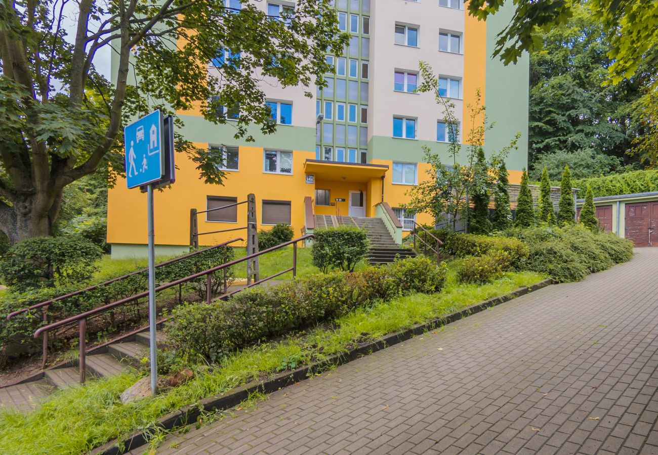 Ferienwohnung in Gdynia - Pomorska Wohnung | Gdynia Zentrum | Balkon