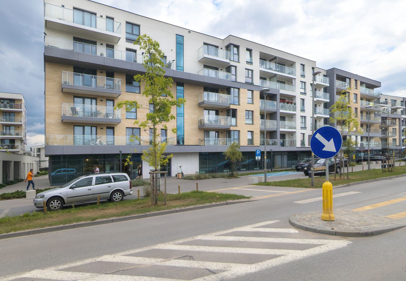 Studio in Gdańsk - Studio Starowiejska 93/47 mit Badewanne 