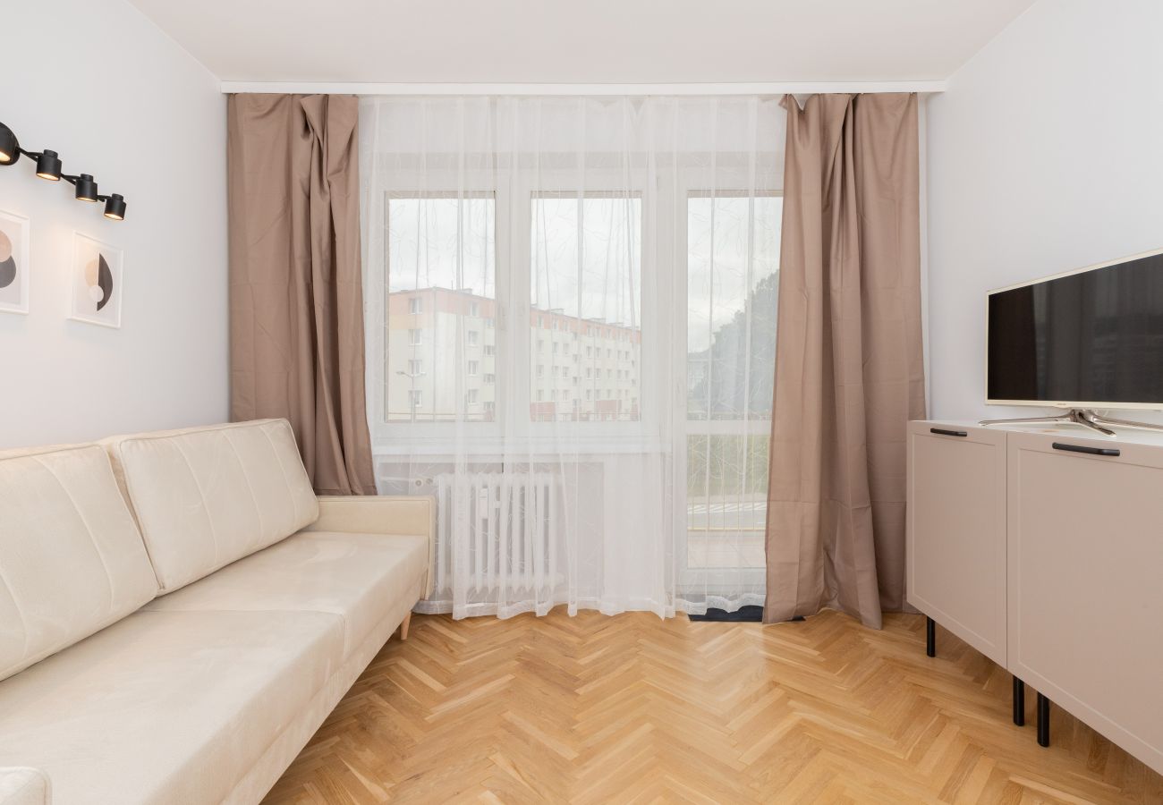 Ferienwohnung in Gdynia - Slaska Apartment | Gdynia | 1 Schlafzimmer | 6 Gäste | Balkon | Smart TV