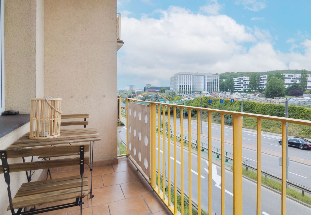 Ferienwohnung in Gdynia - Slaska Apartment | Gdynia | 1 Schlafzimmer | 6 Gäste | Balkon | Smart TV