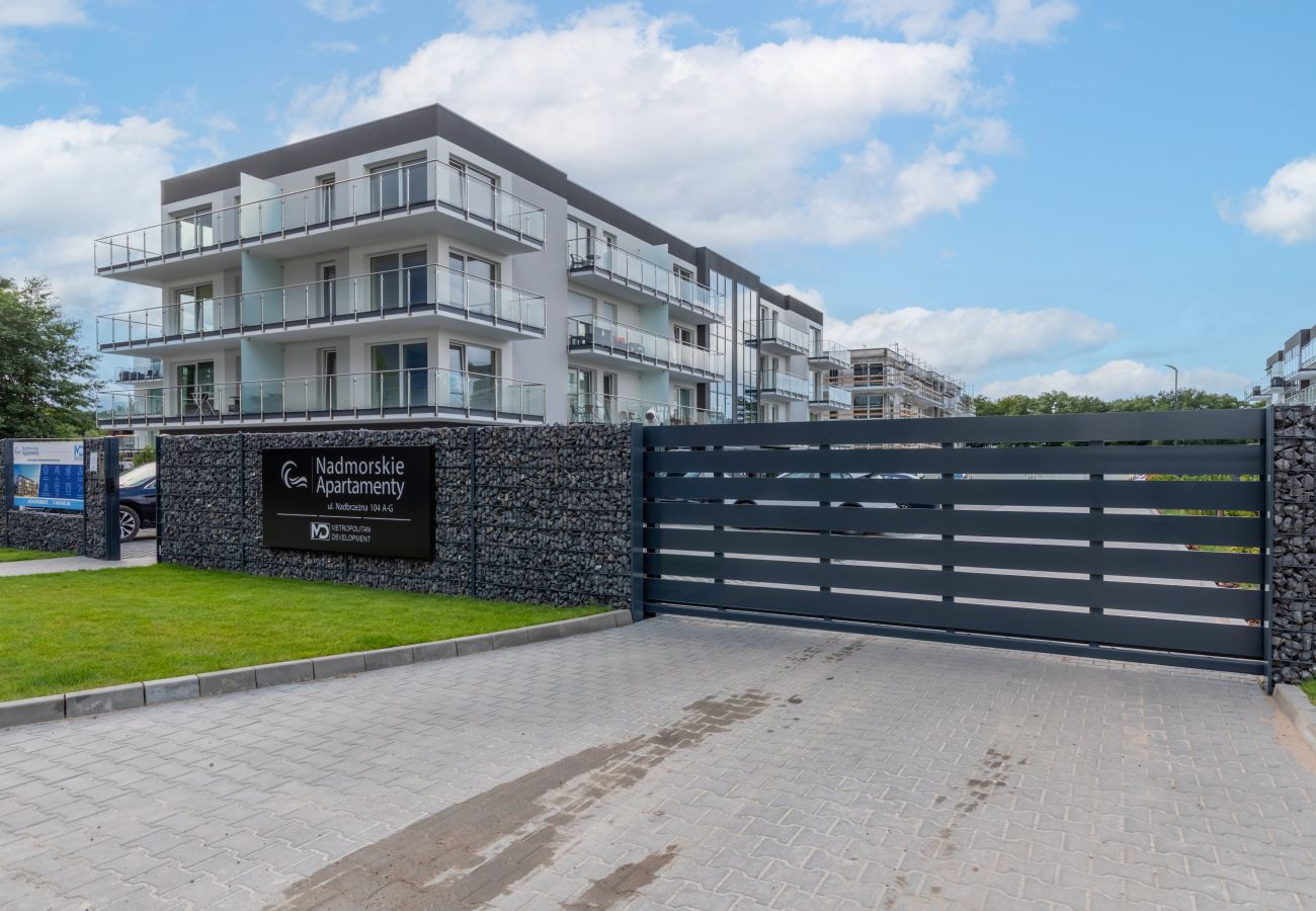 Ferienwohnung in Gąski - Helles & elegantes Apartment mit Parkplatz & Balkon, in der Nähe des Gaski Strandes