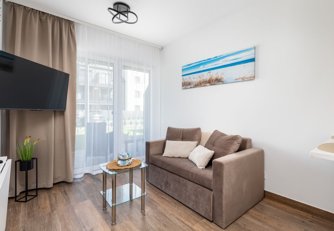 Ferienwohnung in Dziwnów - Klimaty Bałtyku | 1 Schlafzimmer | Smart TV | Parkplatz | Balkon