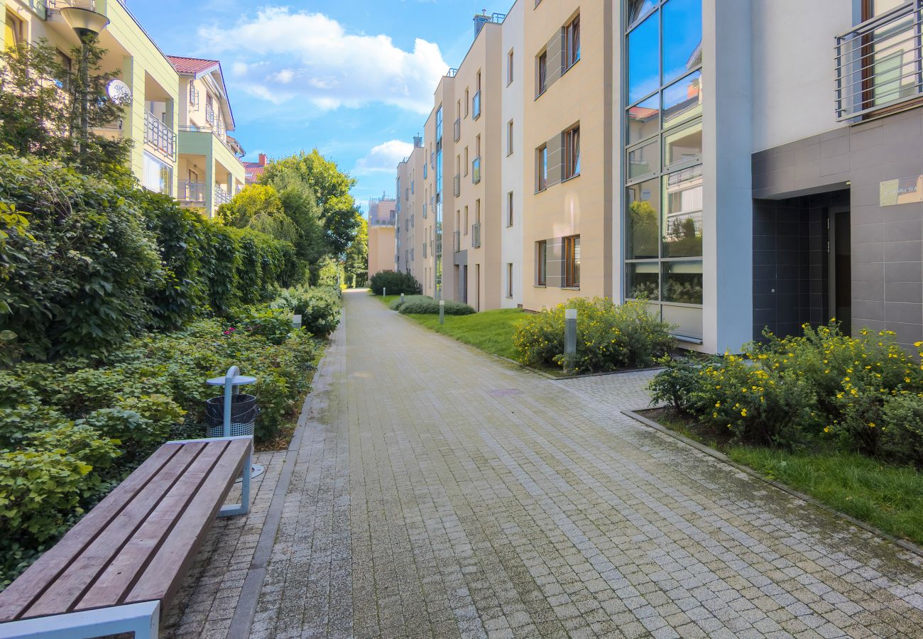 Ferienwohnung in Sopot - Wohnung Sopot Łokietka | 1 Schlafzimmer | Parkplatz | Balkon