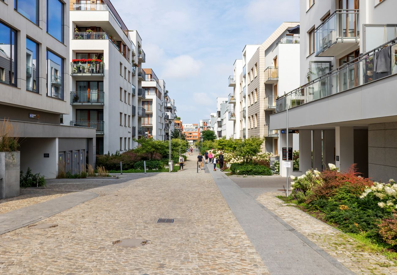 Ferienwohnung in Gdańsk - Leśmiana 1 | Wifi, Haustierfreundlich, 1 Schlafzimmer, Balkon, Danzig