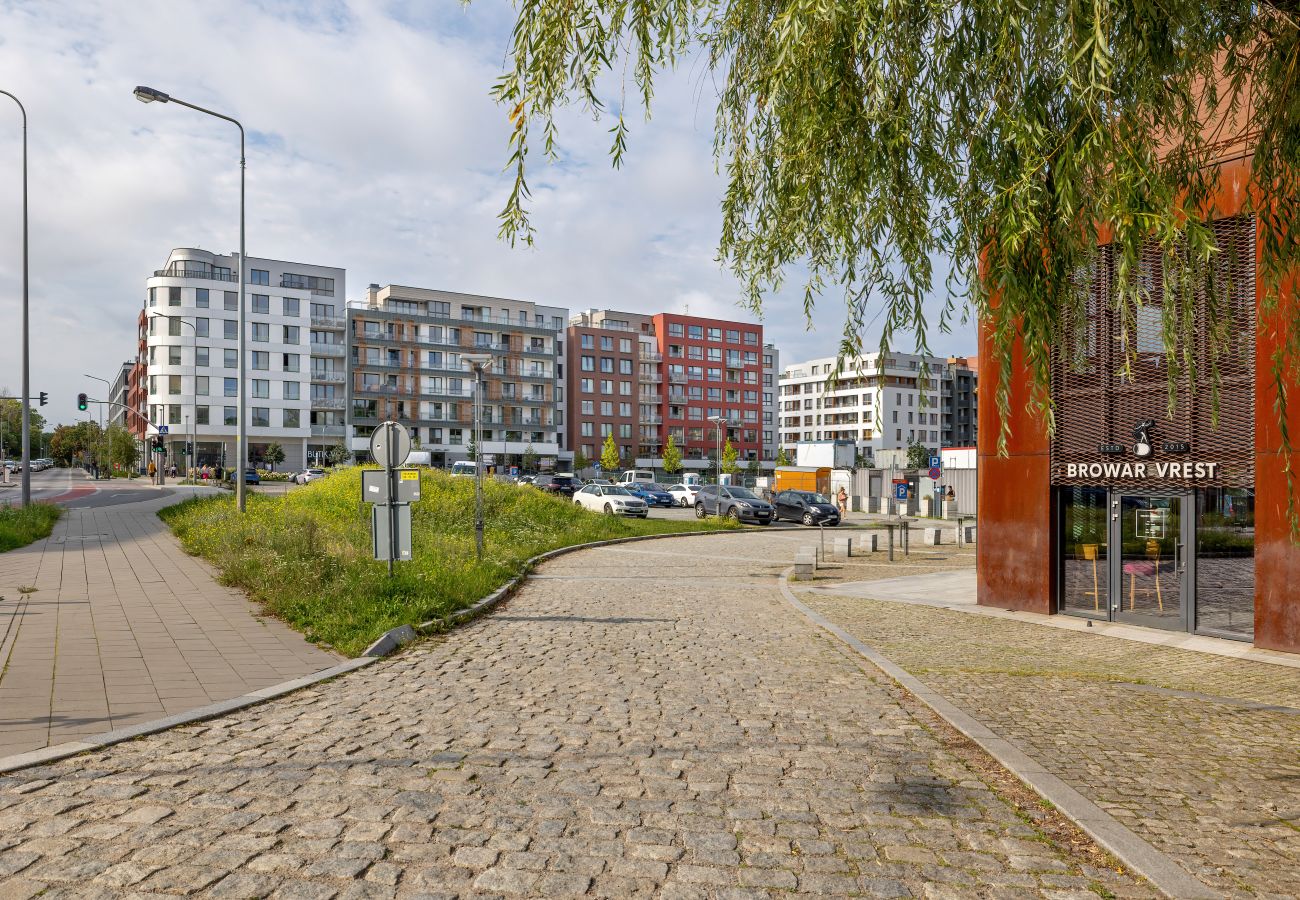 Ferienwohnung in Gdańsk - Leśmiana 1 | Wifi, Haustierfreundlich, 1 Schlafzimmer, Balkon, Danzig