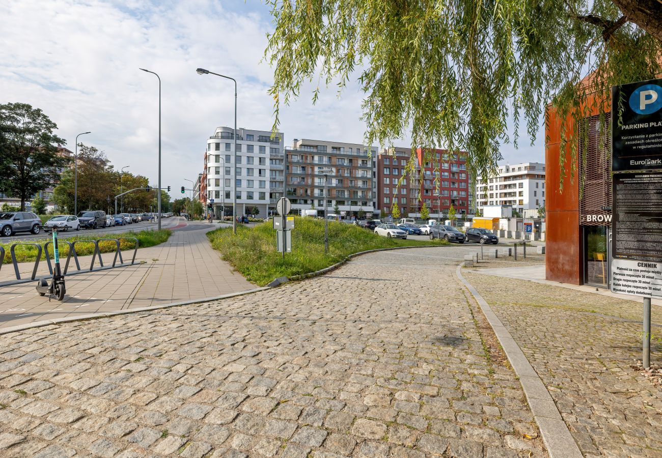 Ferienwohnung in Gdańsk - Leśmiana 1 | Wifi, Haustierfreundlich, 1 Schlafzimmer, Balkon, Danzig