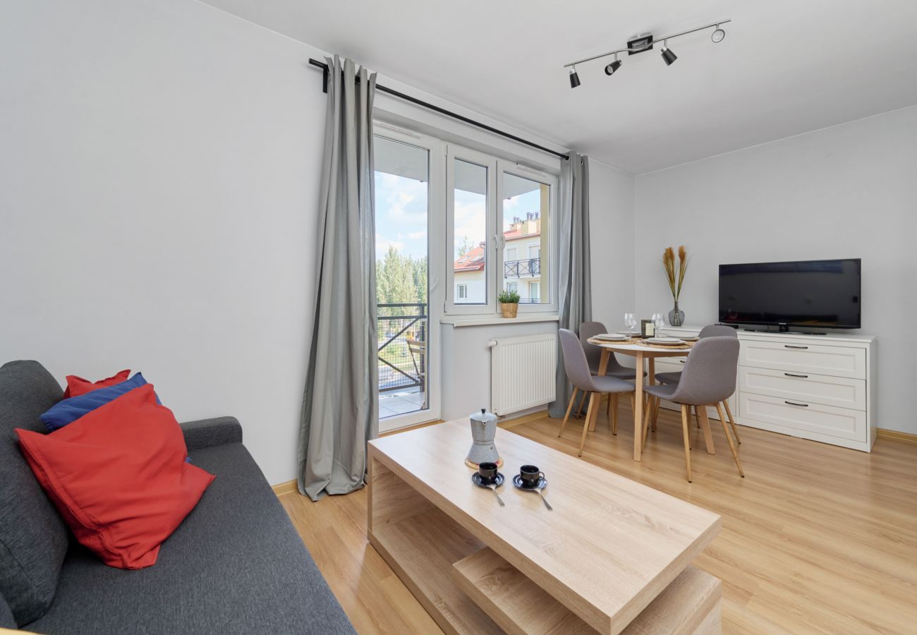 Ferienwohnung in Wrocław - Helle & gemütliche Wohnung in Breslau mit Balkon