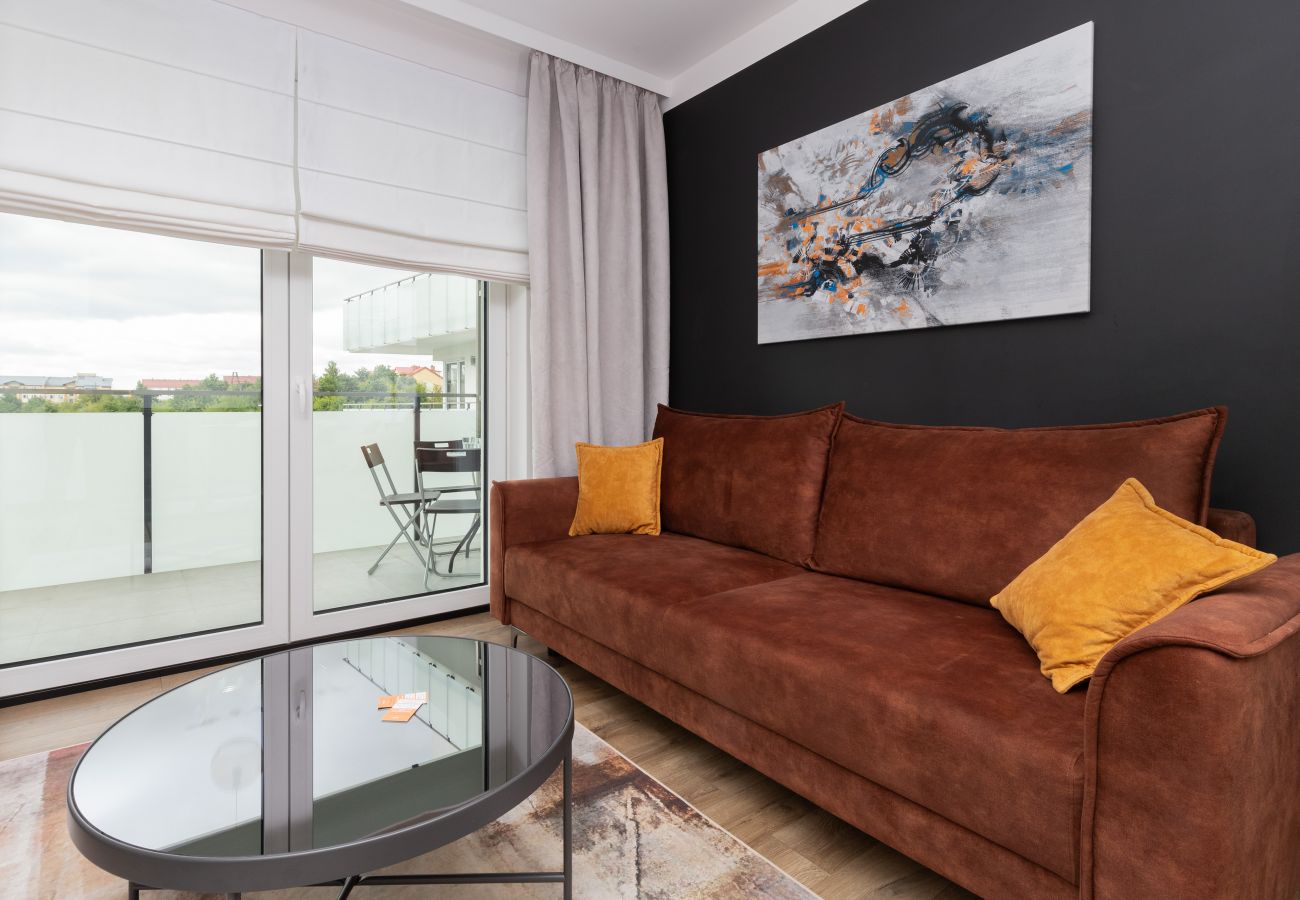 Ferienwohnung in Gdańsk - Przemyska 35B | Wifi, 1 Schlafzimmer, Balkon, Parkplatz, Danzig