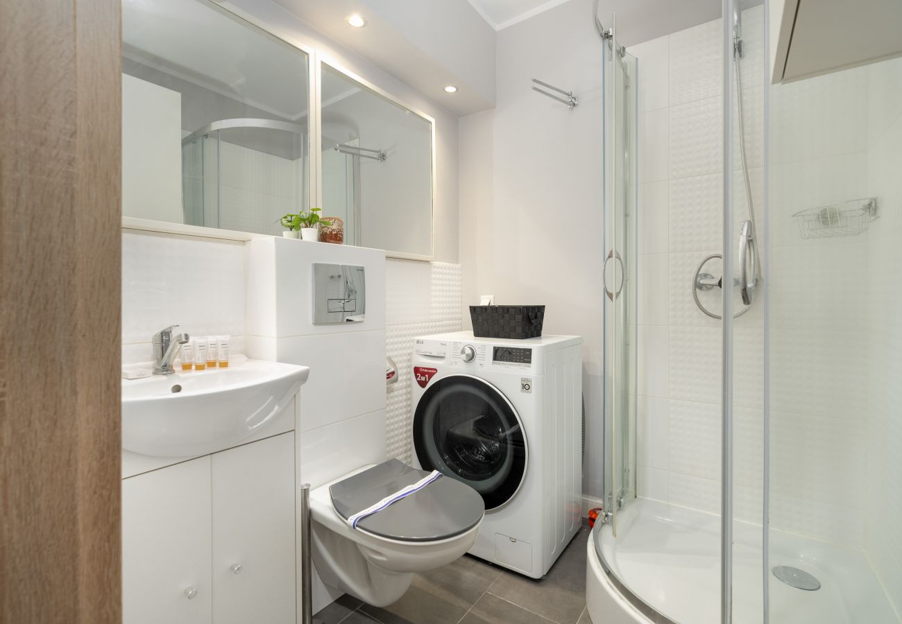 Ferienwohnung in Poznań - Arciszewskiego 25 | Dusche, Haustierfreundlich, 1 Schlafzimmer | Po