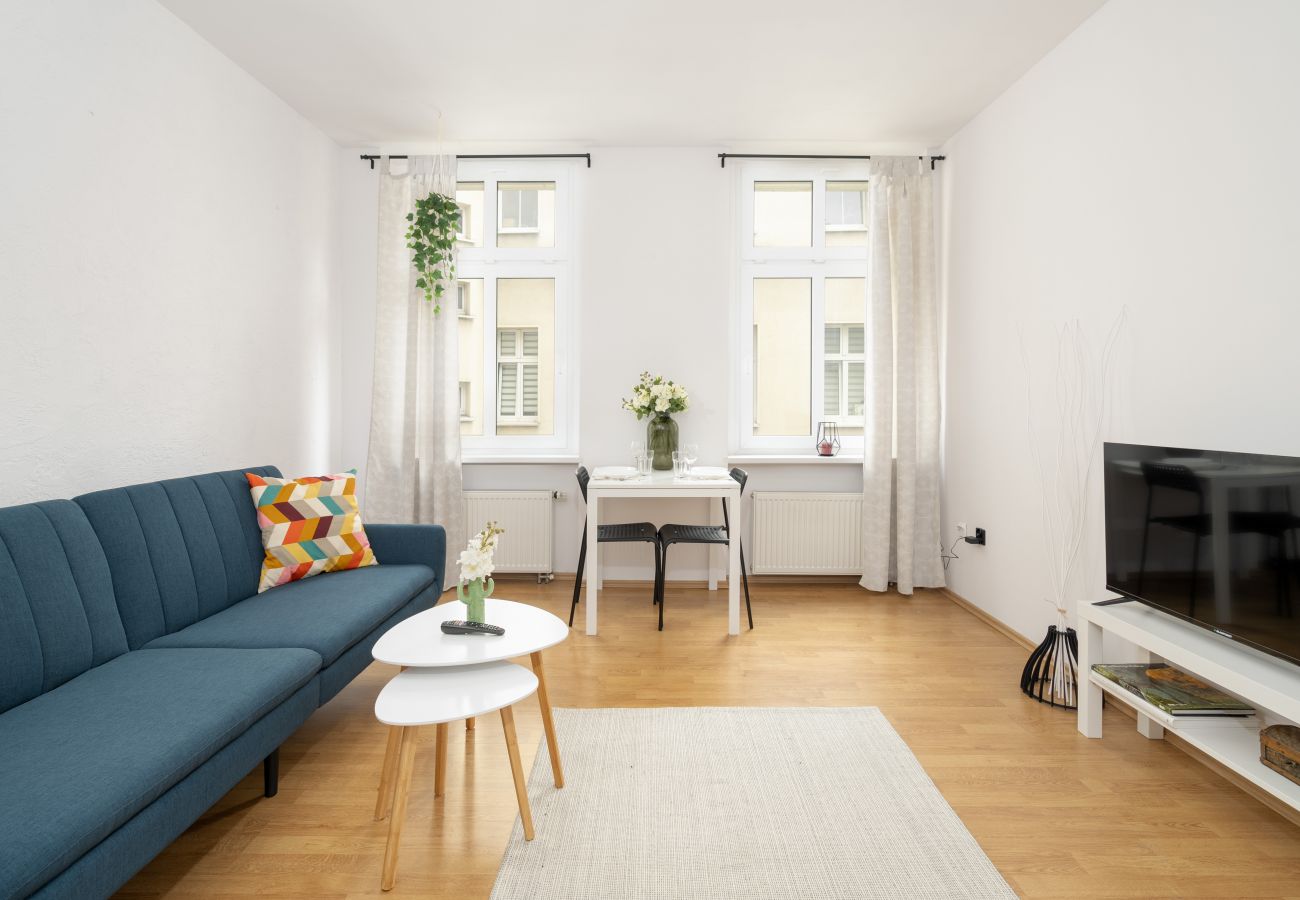 Ferienwohnung in Poznań - Helle Wohnung Garbary in der Nähe von Poznań Marktplatz