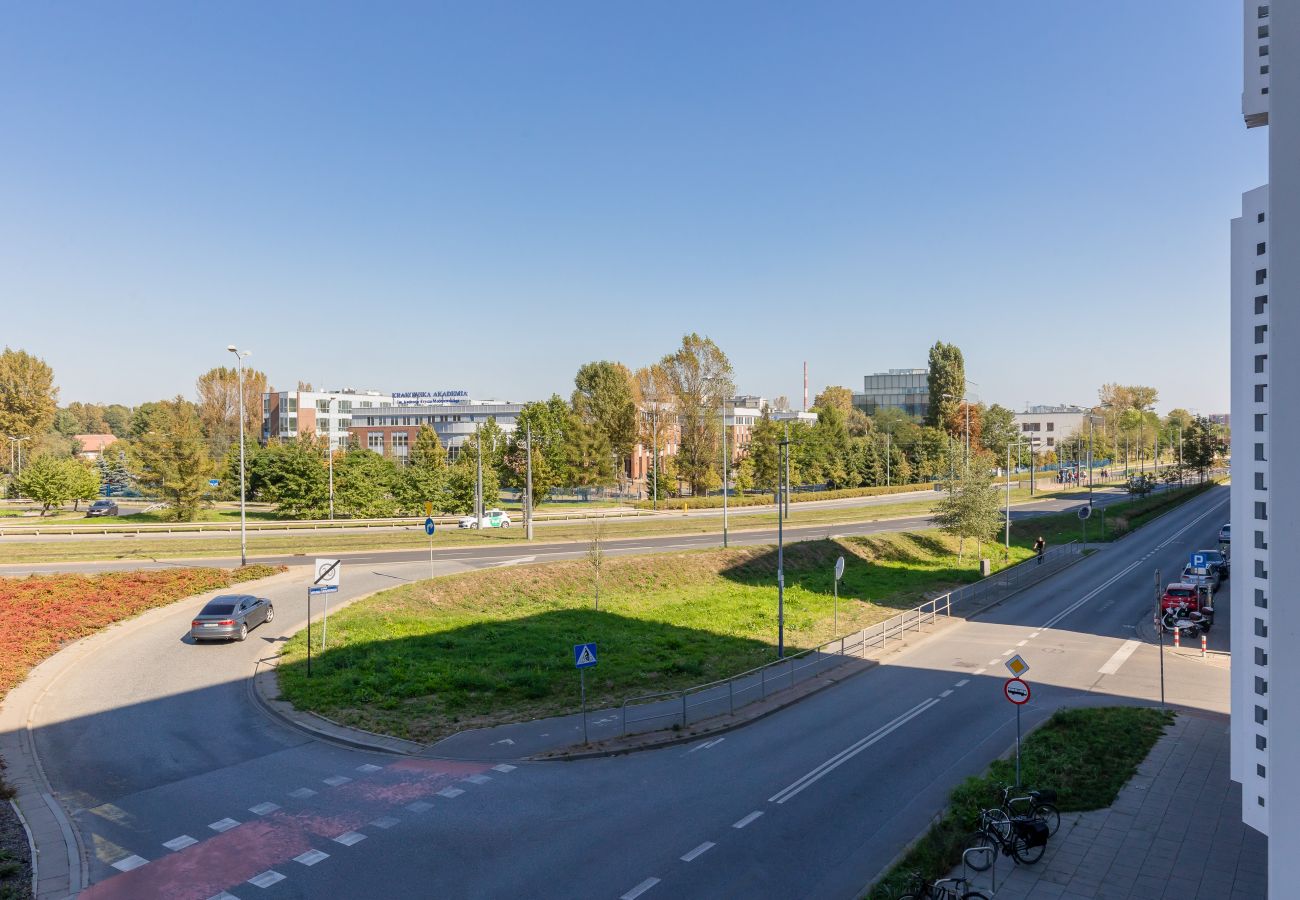 Ferienwohnung in Kraków - Zabłocie 27 | Wifi, Haustierfreundlich, 1 Schlafzimmer, Balkon, Parkplatz, Krakau